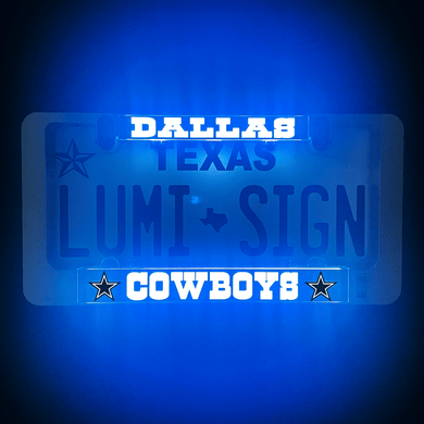 Dallas Cowboys LumiSign llluminated