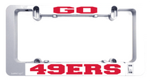 Load image into Gallery viewer, Go-49ers-Lumisign-license-plate-frame-main-picture-Day
