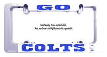 Load image into Gallery viewer, Go-Colts-LumiSign-Illuminated-License-Plate-Frame-Day
