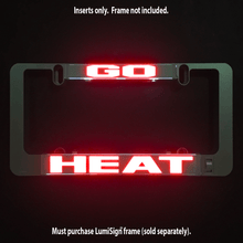 Load image into Gallery viewer, Go-Heat-LumiSign-license-plate-frame-Main-Swatch-picture
