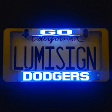 Load image into Gallery viewer, LumiSign Go Dodgers Auto Illuminated
