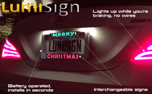 Load image into Gallery viewer, LumiSign Mercedes Merry Christmas
